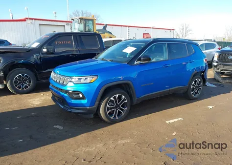 2022 Jeep Compass Limited 4X4 from USA, damaged, VIN 3C4NJDCB8NT154036